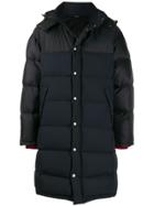Gucci Gg Feather Down Hooded Coat - Black