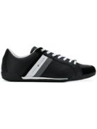 Tommy Hilfiger Side Striped Lace-up Sneakers - Black