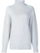 Chloé Turtleneck Sweater, Women's, Size: Medium, Grey, Cashmere