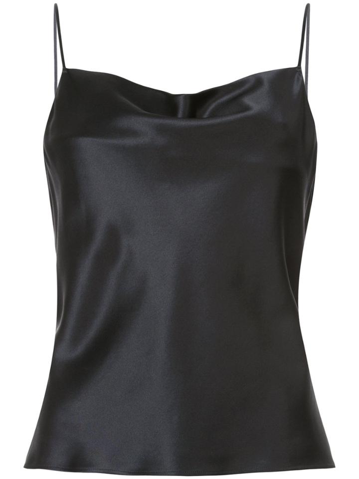 Fleur Du Mal Cowl Neck Camisole - Black