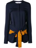 Victoria Victoria Beckham Tie Front Shirt - Blue
