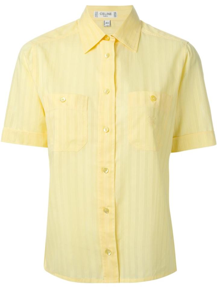 Celine Vintage Front Pocket Shirt