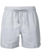 Venroy Lounge Shorts, Men's, Size: Large, Grey, Linen/flax