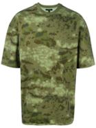 Yeezy Camouflage Print T-shirt, Men's, Size: Medium, Green, Cotton