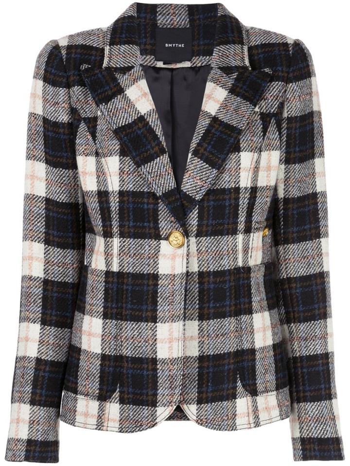 Smythe Checked Single-breasted Blazer - Multicolour