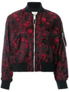 Comme Des Garçons Noir Kei Ninomiya Floral Jacquard Bomber Jacket -