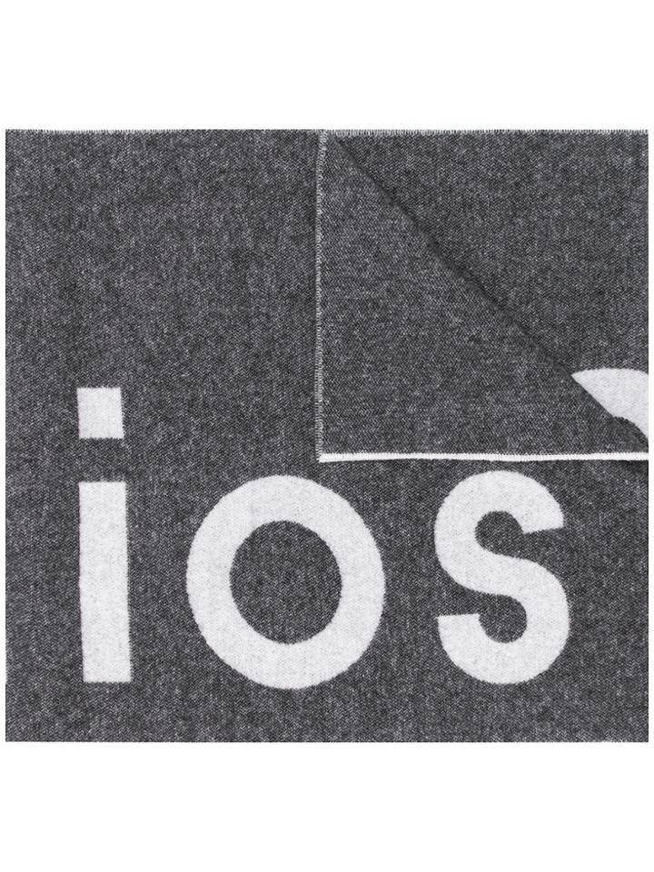 Acne Studios Toronty Logo Scarf - Black