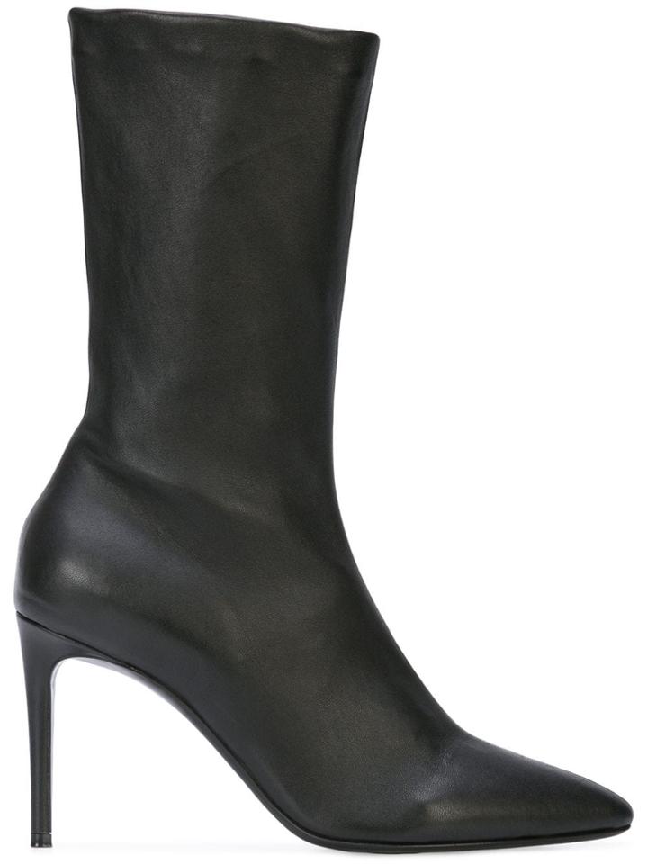 Paco Rabanne Paco Rabanne 99iglovbo3lam85 Black Furs & Skins->calf