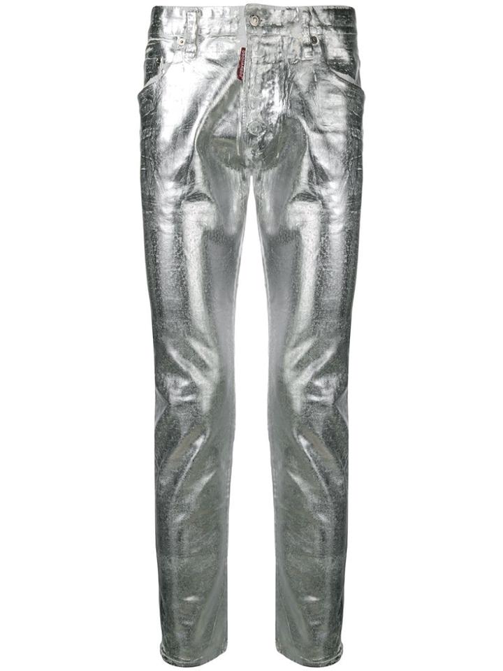 Dsquared2 Skater Jeans - Metallic