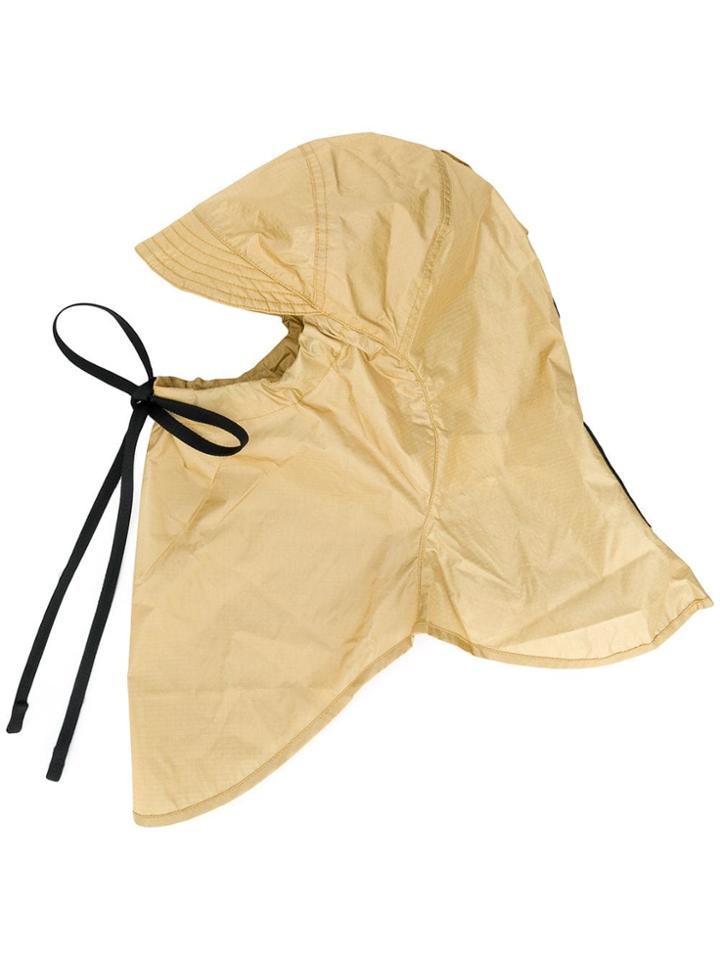 Alix Drawstring Balaclava Hat - Gold
