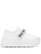 Miu Miu Platform Sneakers - White
