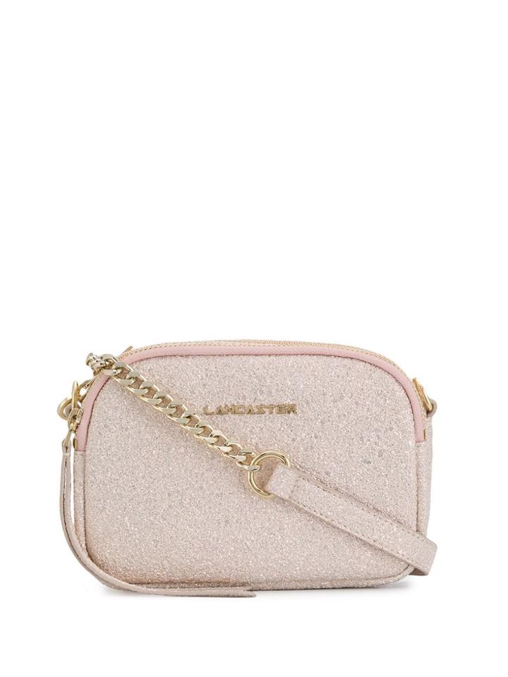 Lancaster Glitter Detail Crossbody Bag - Pink