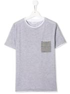 Paolo Pecora Kids Simple T-shirt - Grey