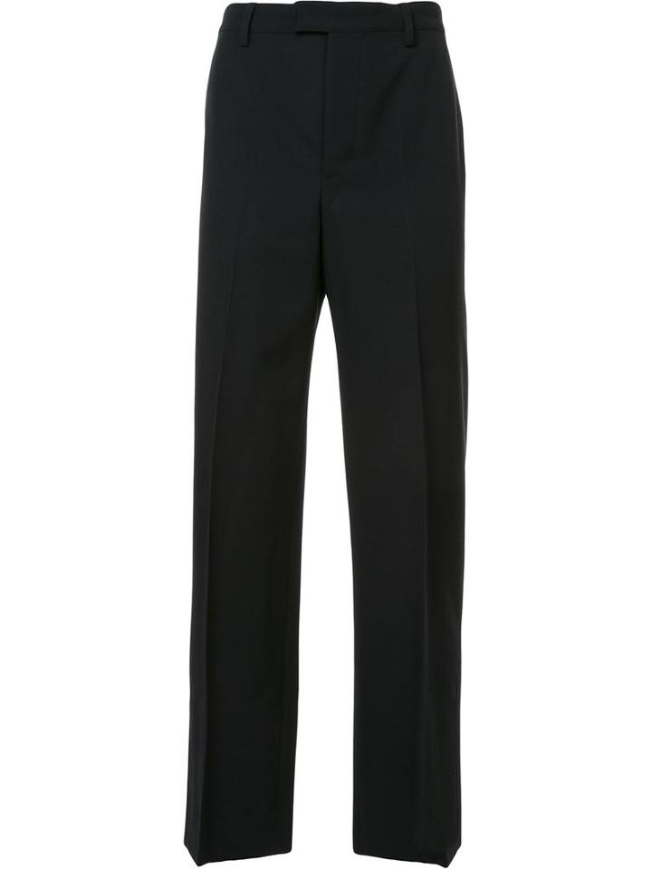 Lemaire Tailored Trousers, Men's, Size: 50, Black, Wool/cotton/viscose