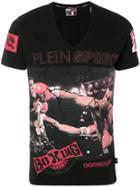 Plein Sport Tyson Boxing Print T-shirt - Black