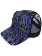 Dsquared2 Leopard Print Baseball Cap - Black