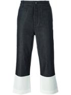 Loewe Cropped Jeans, Men's, Size: 52, Blue, Cotton