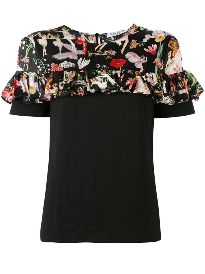 Vivetta - Catta Blouse - Women - Silk/cotton - 42, Black, Silk/cotton