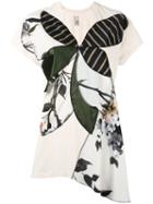 Antonio Marras - Patchwork Panel T-shirt - Women - Cotton/polyester - 1, Nude/neutrals, Cotton/polyester