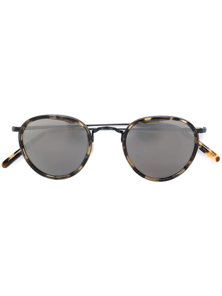 Oliver Peoples Mp-2 Round Frame Sunglasses - Brown