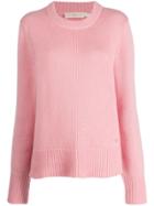 Tory Burch Plain Cashmere Jumper - Pink
