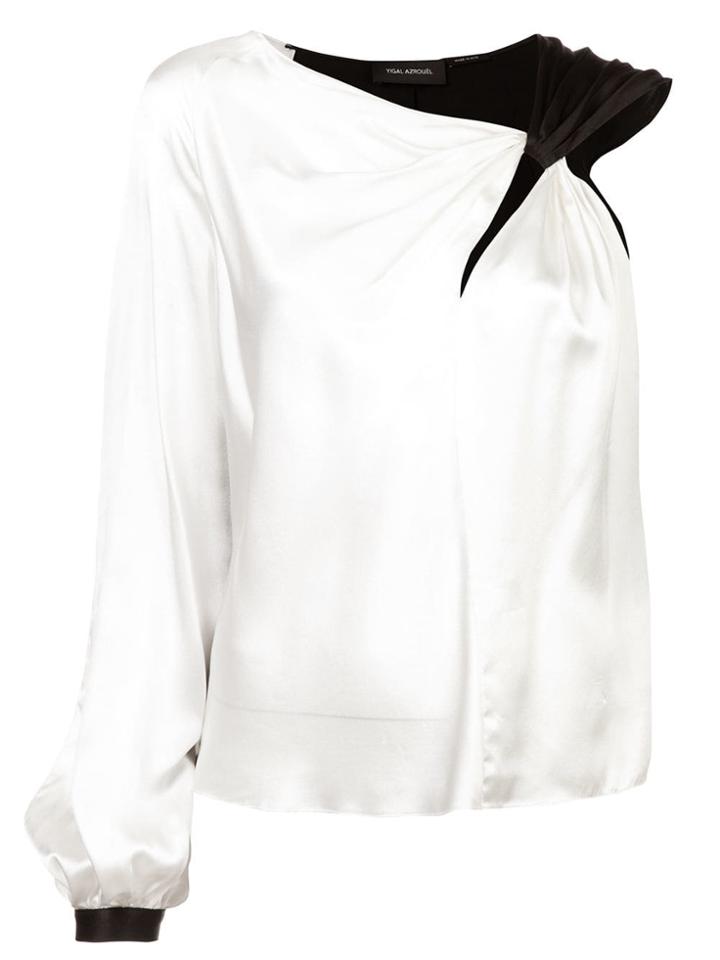 Yigal Azrouel One Shoulder Blouse - Black