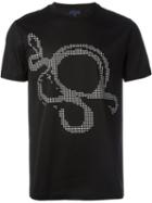 Lanvin Printed T-shirt, Men's, Size: S, Black, Cotton