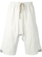 Rick Owens Swinger Shorts, Men's, Size: 48, Grey, Cotton/micronized Gold 24k