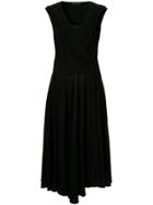 Anteprima Hooded Midi Dress - Black