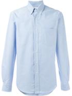 Aspesi Button Down Shirt, Men's, Size: 40, Blue, Cotton