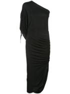 Yigal Azrouel Asymmetric Ruched Dress - Black