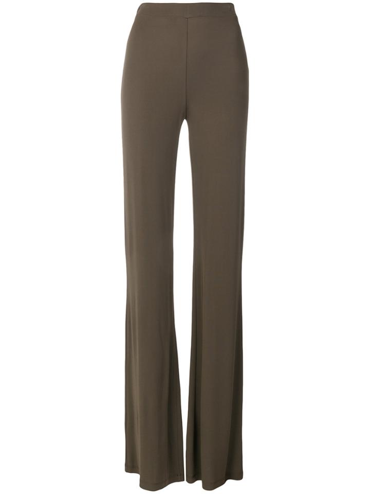 Plein Sud Wide Leg Trousers - Brown