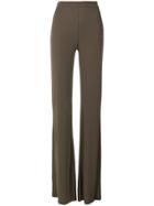 Plein Sud Wide Leg Trousers - Brown