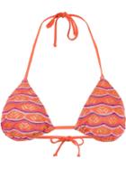 Cecilia Prado Triangle Knit Bikini Top, Women's, Size: P, Yellow/orange, Viscose/acrylic