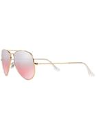 Ray-ban Classic Aviator Mirrored Sunglasses - Pink