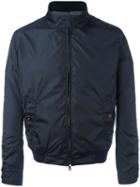 Sealup Zipped Bomber Jacket, Men's, Size: 52, Blue, Polyamide/acetate/viscose/cupro