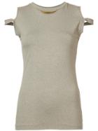 Nicole Miller Cut-out Detail Tank Top - Brown