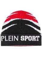 Plein Sport Intarsia Logo Beanie - Black
