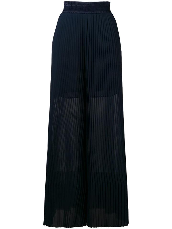 Golden Goose Deluxe Brand Cygnuns Pleated Palazzo Pants - Blue