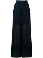 Golden Goose Deluxe Brand Cygnuns Pleated Palazzo Pants - Blue