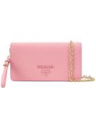 Prada Foldover Logo Bag - Pink