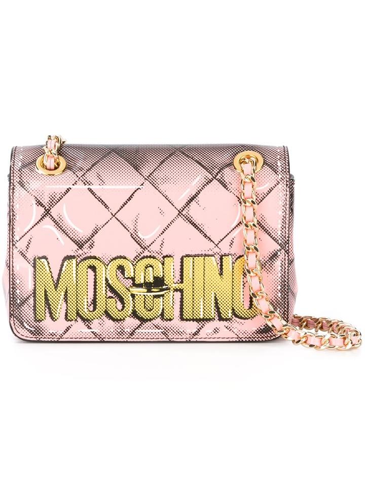 Moschino Trompe-l'oeil Logo Bag
