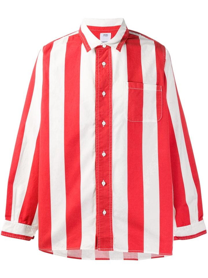 Visvim Striped Shirt - Red