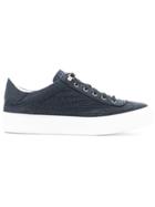 Jimmy Choo Crocodile Embossed Sneakers - Blue