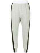 P.e Nation Side Stripe Track Trousers - Grey