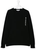 Givenchy Kids Logo Print Sweater - Black