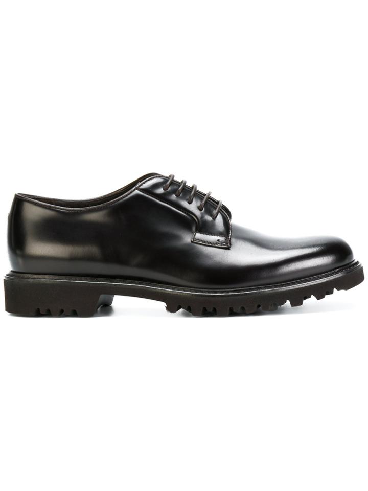 Giorgio Armani Classic Derby Shoes - Brown