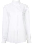R13 Backwards Button-up Shirt - White