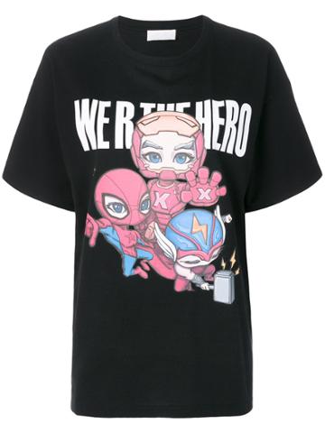 Constance C The Hero Printed T-shirt - Black