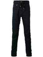 Diesel Black Gold - High Waist Drawstring Skinny Jeans - Men - Cotton/polyester/spandex/elastane - 29, Blue, Cotton/polyester/spandex/elastane